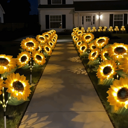 Sunara™ Solar Sunflower Garden Lights