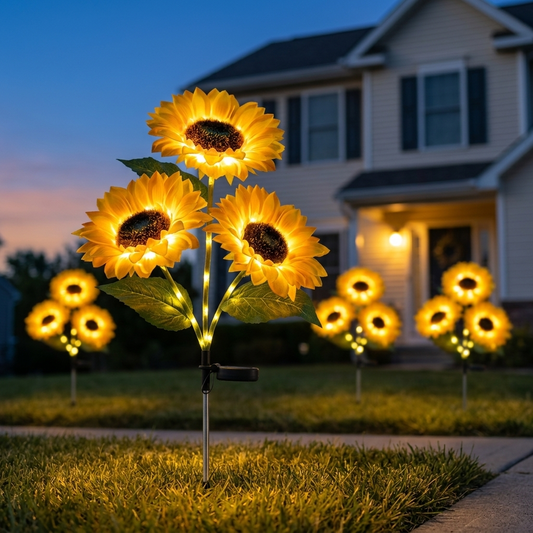 Sunara™ Solar Sunflower Garden Lights
